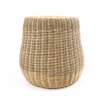 Flan stool side view