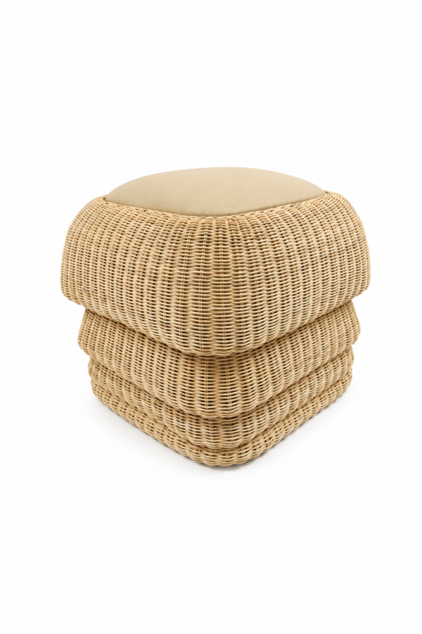 Lempit Ottoman side view Lempit Ottoman side view