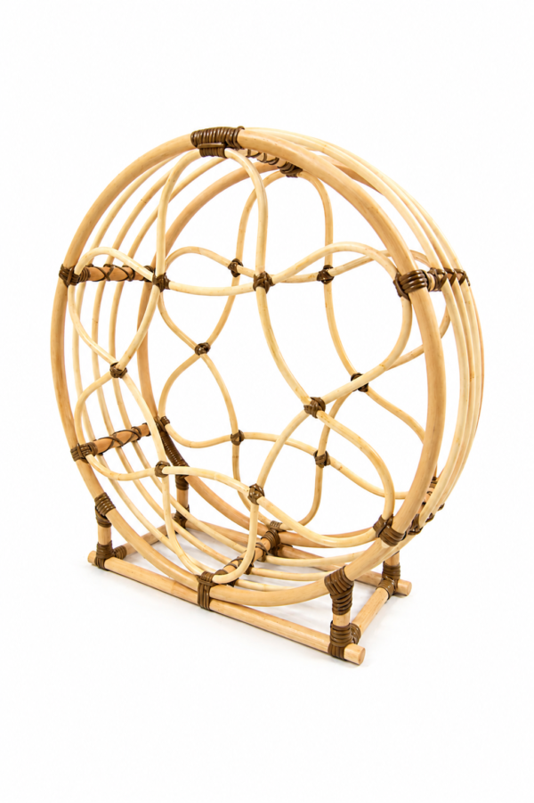 Puawai wine rack side view Puawai wine rack side view