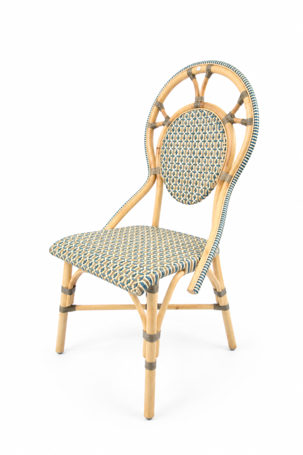 Topeng Chair Navy side view Topeng Chair Navy side view